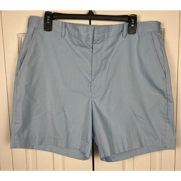 Knights Bridge For Men Vintage Light Blue Chino Shorts 35" waist preppy - Picture 1 of 6